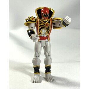 2005 Bandai Power Rangers Mystic Force Jenji Cat Red Ranger Action Figure